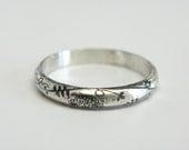 Playful Paisley Wraparound Band in Reclaimed Sterling Silver