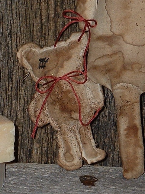 Primitive 1771 Prairie Ann Doll With Her Teddy Bear E  Pattern OFG