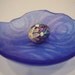 Blue Radiance Fused glass Bowl