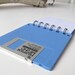Light Blue Recycled Geek Gear Blank Floppy Disk Mini Notebook