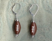 Football earrings GO TEAM