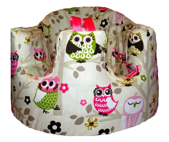 Home of the Original Bumbo Seat COVER in Whoooo Looks Cute