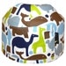Home of the Original Bumbo Seat COVER in Blue Zoo