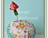 Forest Mushroom Pin Topper