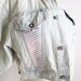 1980s LA Gear Jean Jacket - Acid Wash Denim Light White - Fits Small