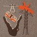 Alligator Unisex / Men's T-shirt Awesome Crocodile Tee Shirt Cool New York Monster Dinosaur Roosevelt Island Tram NYC Tri Coffee Tshirt