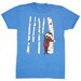 Tree Hugger - Unisex Mens T-shirt Birch Treehugger Wood Forest Cute Nature Plaid Woodland Lumberjack Mustache Beard Tee Shirt Blue Tshirt