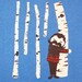 Tree Hugger - Unisex Mens T-shirt Birch Treehugger Wood Forest Cute Nature Plaid Woodland Lumberjack Mustache Beard Tee Shirt Blue Tshirt