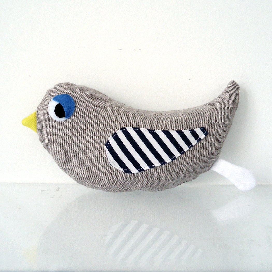 Pooping Birdie Plushie Toy Stripe Wing - ChiChiDee