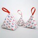 SALE Trio of Lavender Pyramids Nautical
