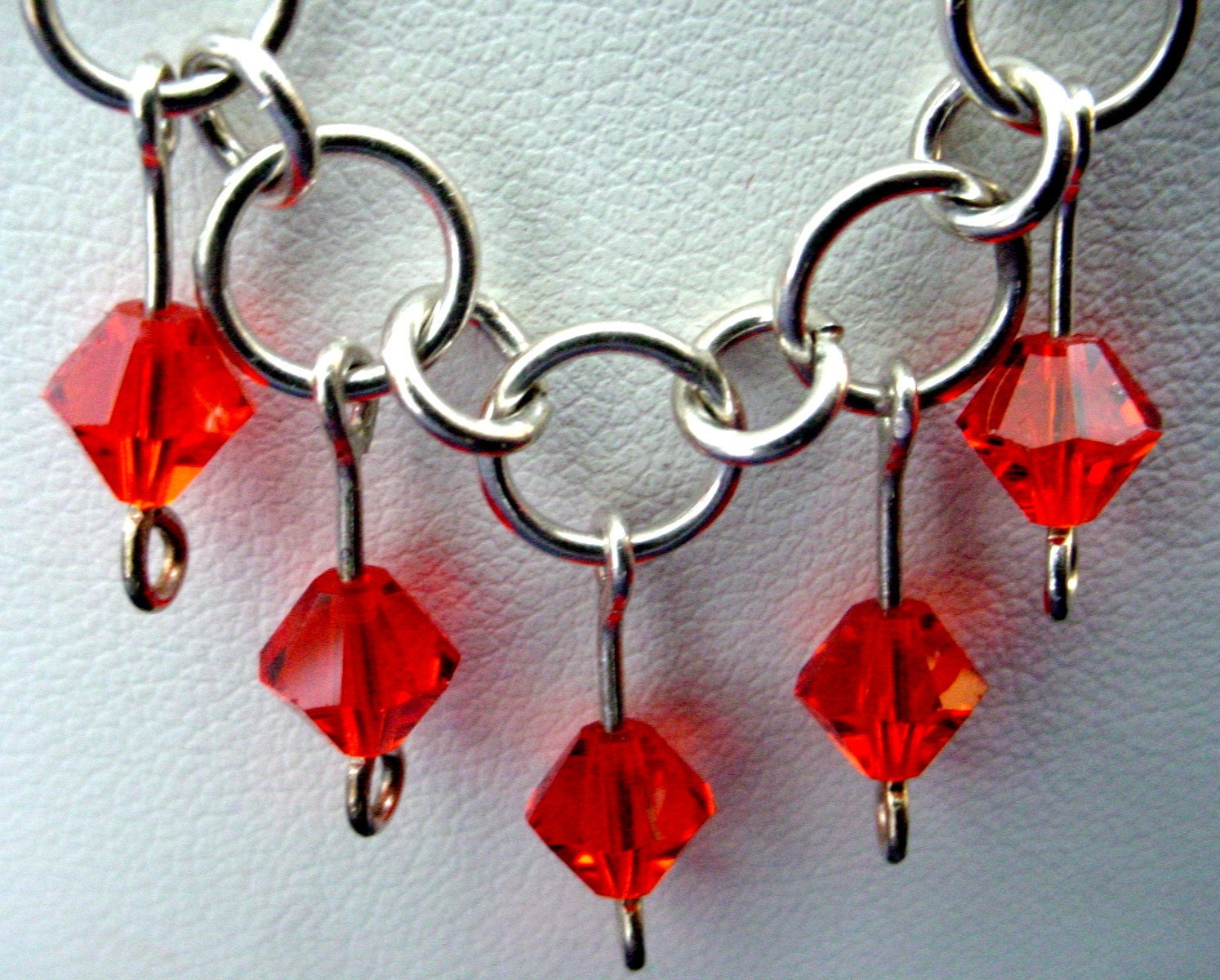 Tangerine Tango Silver Princess Necklace