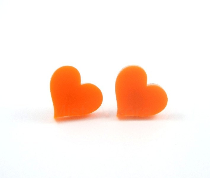 Neon Orange Heart