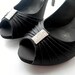 Wedding Shoes,Nautical anchor and rope, rhinestones platform pump Ingrid