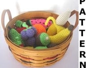 Crochet Food Pattern for Fruit - finished items made from pattern may be sold