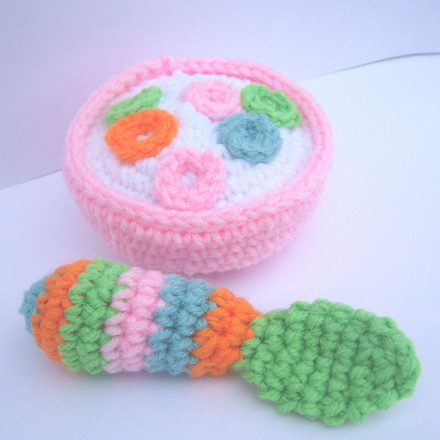Baby Doll Feeding Set Crochet Pattern - finished items made from pattern may be sold
