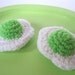 Play Food Crochet Pattern - Green Eggs and Ham - finished items made from pattern may be sold