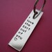 Hand stamped keychain - I love the s--t out of you - Mature