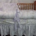 Custom Crib Bedding Set 4-Piece Complete made with Rachel Ashwell's Shabby Chic Treasures Lavender Palette