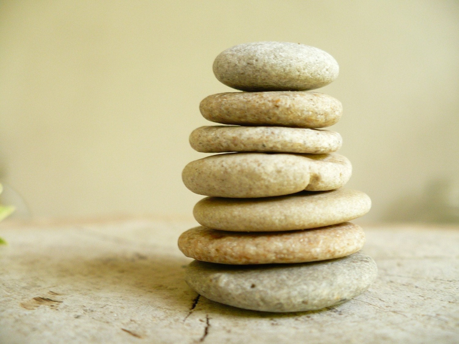 STONE WHEELIES..7 center-drilled beach stones, pebbles, organic bead, tribal