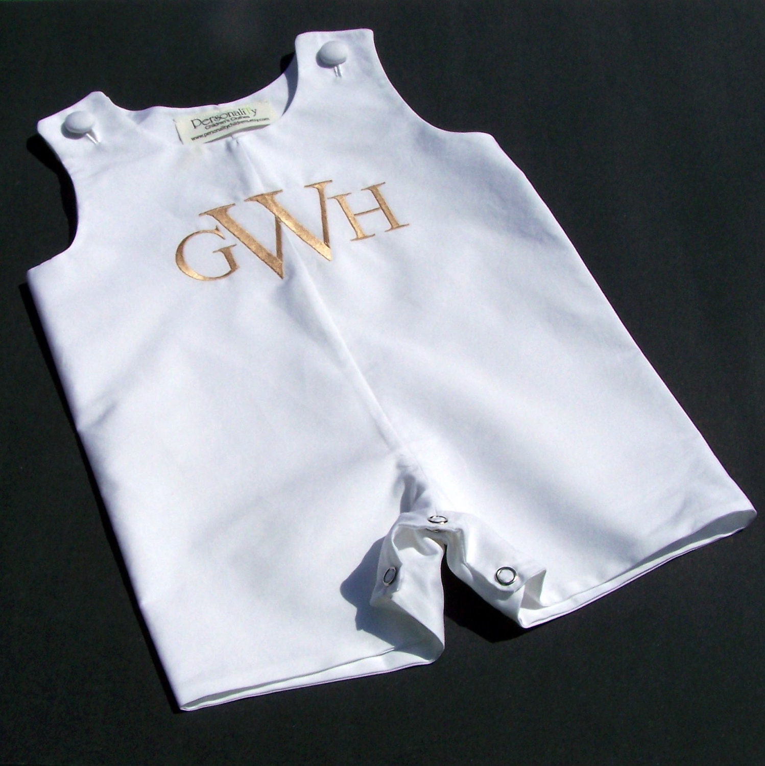 Personalized White Jon Jon Perfect for Weddings and Portraits