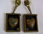 My Heart Is Your Prisoner - Vintage Earrings