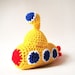 Crochet Pattern - Yellow Submarine - PDF Amigurumi Pattern