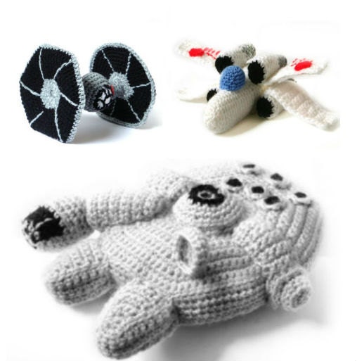 Amigurumi Pattern Crochet - Star Wars Ships - PDF