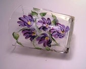 Happy Birthday Painted Cup Floral Pattern