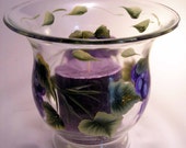 Decorative Grape Glass Candle Holder