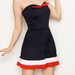 SALE Sailor Patriotic Nautical Ruffled Romper (S,M,XL)