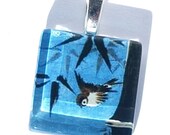 Pendant Image of Sweet Little Sparrow Among The Bamboo