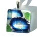 Pendant Image of Blue Morning Glories Asian Painting