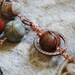 Wire Wrapped Necklace Statement Necklace