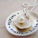 domed sterling silver personalized hand stamped mothers necklace.. love you forever.. custom hand stamped jewelry