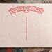 Greetings From Chicago letterpress postcard