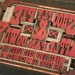 Shoo Fly Pie letterpress poster