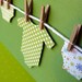Going Green handmade baby card and envelope