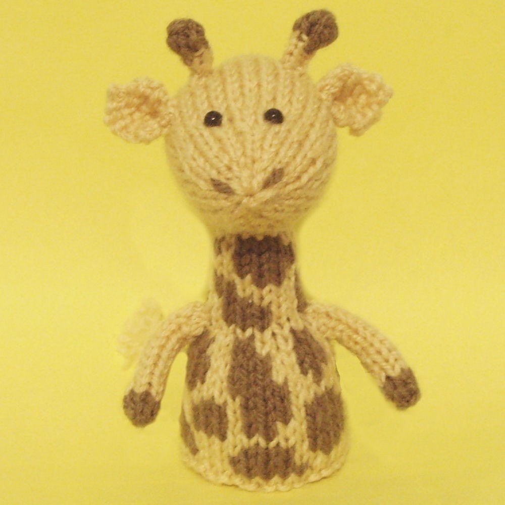 Giraffe Toy Knitting Pattern (PDF)