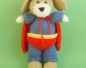 Superhero Dress Up -  Knitting Pattern PDF