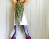 Sage Triangle Neck Scarf by NonasNote