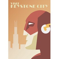 Visit - Keystone City Mini print