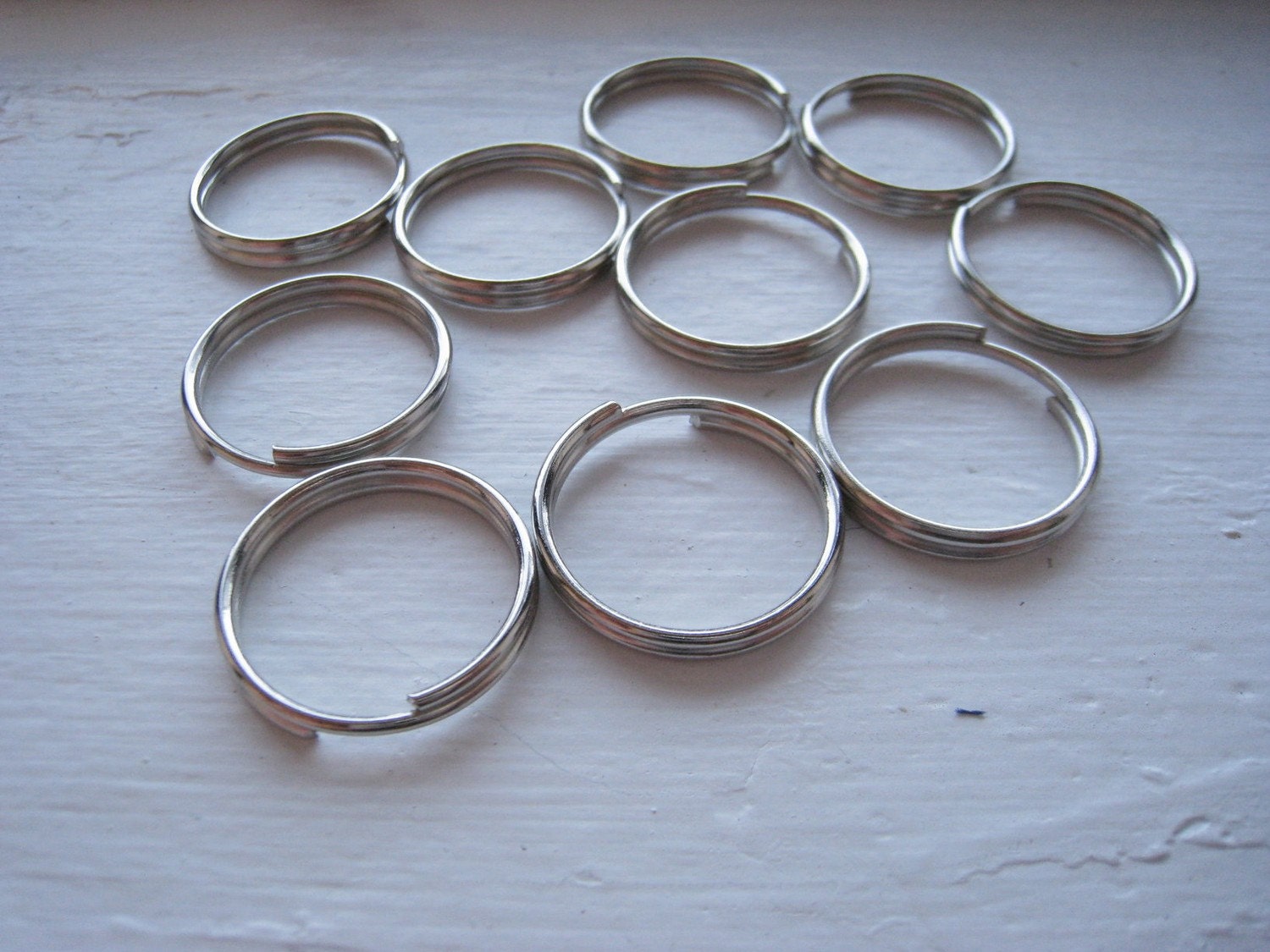 25 pcs 7/8 inches Split O Ring For Key Chain and Bags