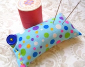 Emery Pincushion - Colorful Blue