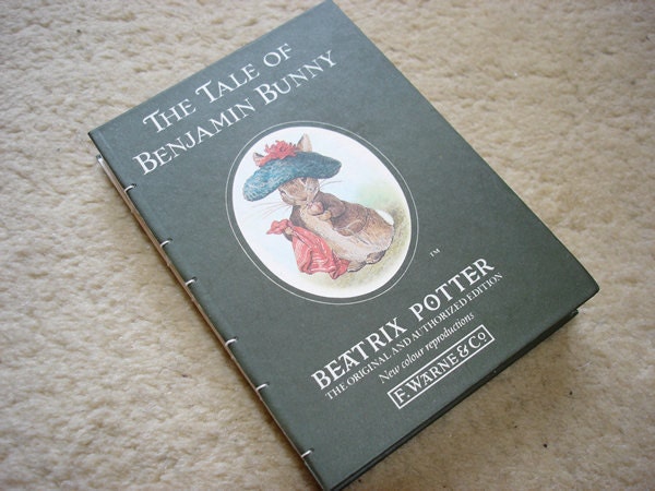The Tale of Benjamin Bunny (an upcycled notebook)