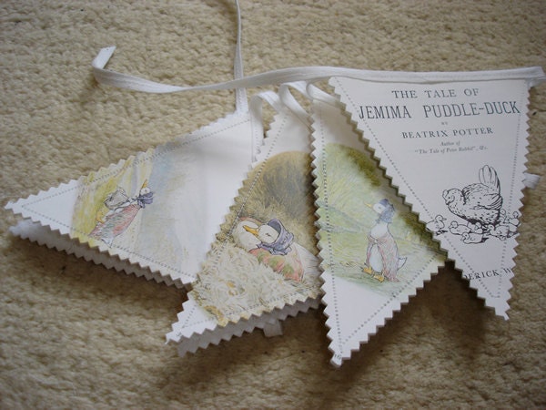 Jemima Puddleduck bunting by The GIft Shed