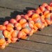 Handmade lampwork beads...Firecracker