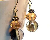 Amber Quartz Earrings