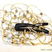 Gold Wire Snap Clip Barrette - Small Kippah for Girls/Women