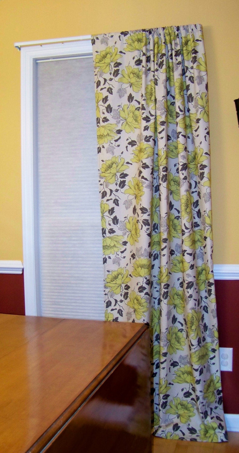Window Curtain Drape Panel Window Treatment Custom Made with Your Fabric