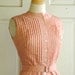 1960s Dusty Pink Day Dress / Vintage Cotton Brentshire Dress